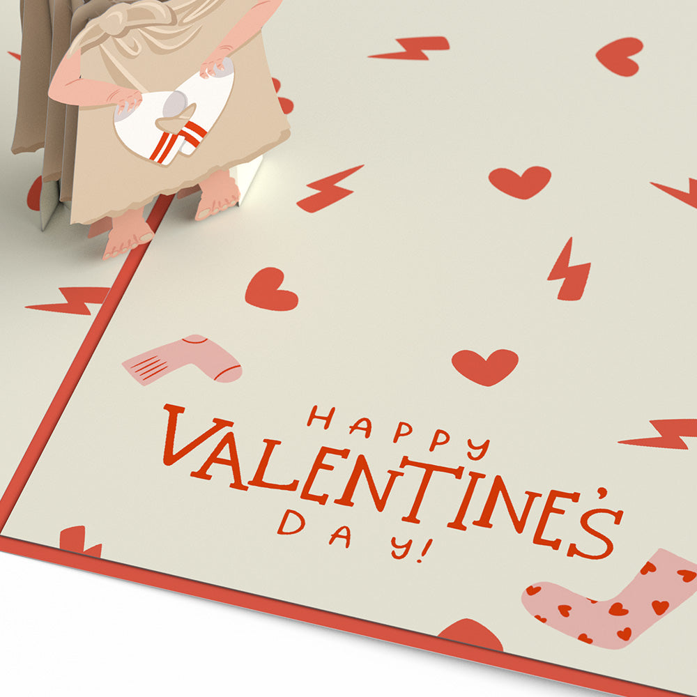 Harry Potter™ Dobby™ Valentine’s Day Pop-Up Card & Flower Buds Bouquet Bundle