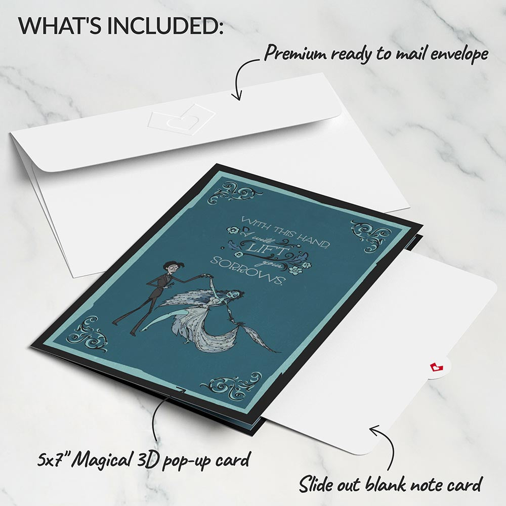 Corpse Bride "With This Hand" Pop-Up Card