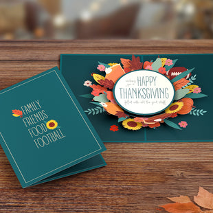 All the Good Stuff Thanksgiving Pop-Up Card greeting card -  Lovepop