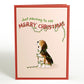 Christmas Dog Stockings Pop-Up Card