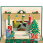 Santa Down the Chimney Christmas Pop-Up Card