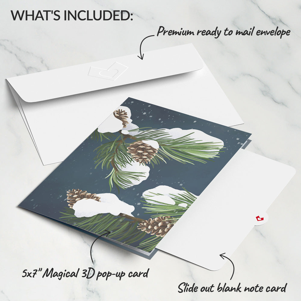 Winter's Eve Vigil Pop-Up Card