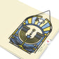 Happy Hanukkah Menorah Suncatcher Card