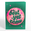 The Best Is Yet to Come New Year Pop-Up Card