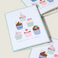 'Birthday Wishes' Cupcake Cat Plushpop Card