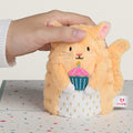'Birthday Wishes' Cupcake Cat Plushpop Card and Bouquet Bundle