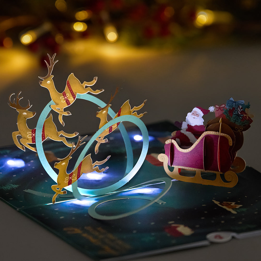 Holiday Light-Up Card 4 Pack