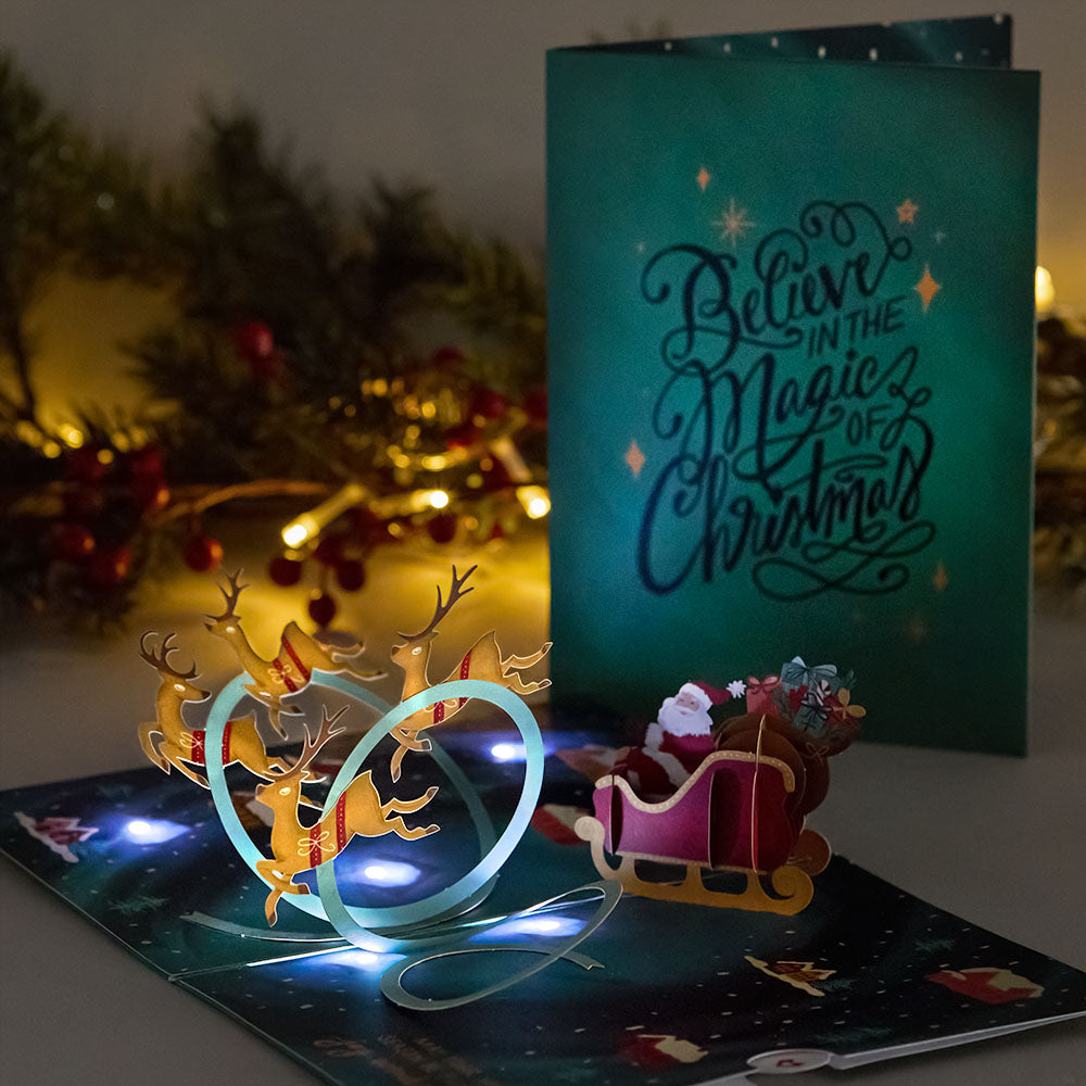 Holiday Light-Up Card 4 Pack