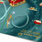 Magic of Christmas Santa's Sleigh Light-Up Pop-Up Card