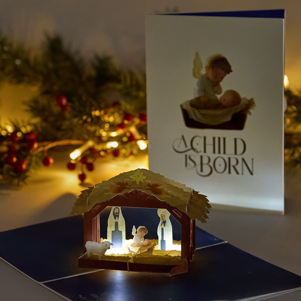 Holiday Light-Up Card 4 Pack