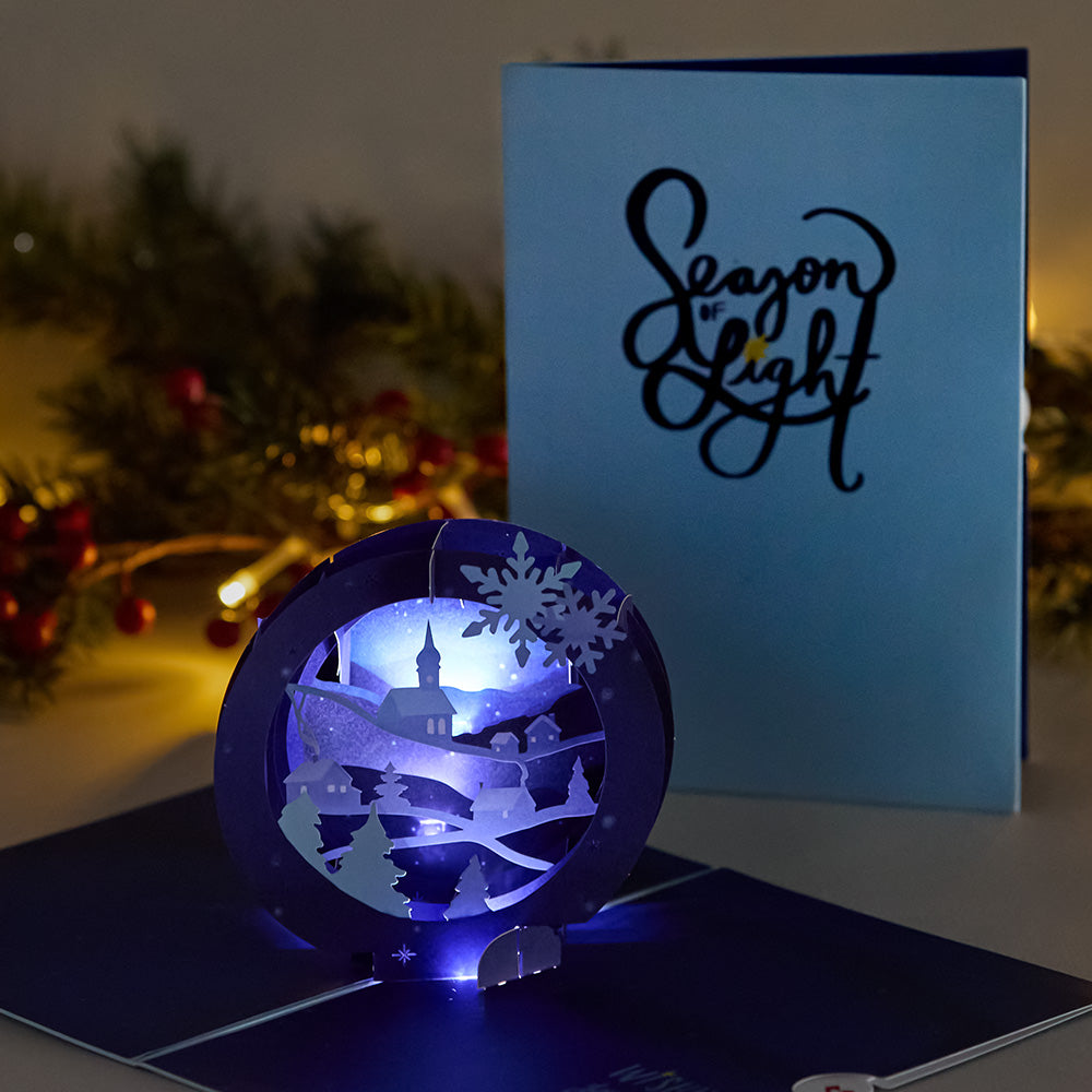 Holiday Light-Up Card 4 Pack