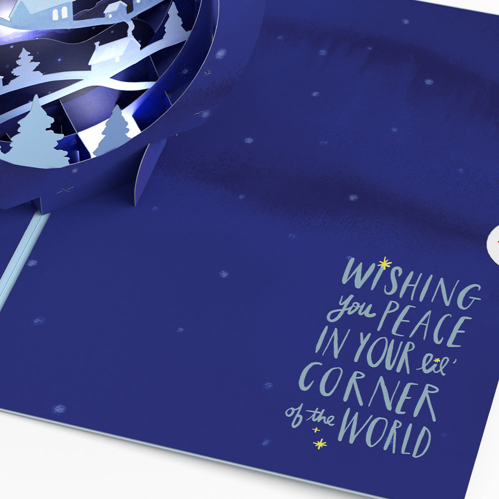 Season of Light Winter Village Light-Up Pop-Up Card