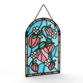 Berry Sweet Birthday Strawberries Suncatcher Card
