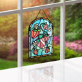 Berry Sweet Birthday Strawberries Suncatcher Card