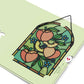 Peachy Birthday Peaches Suncatcher Card