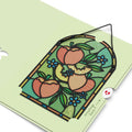 Peachy Birthday Peaches Suncatcher Card