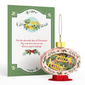 12 Days of Christmas Merry Ornament Set