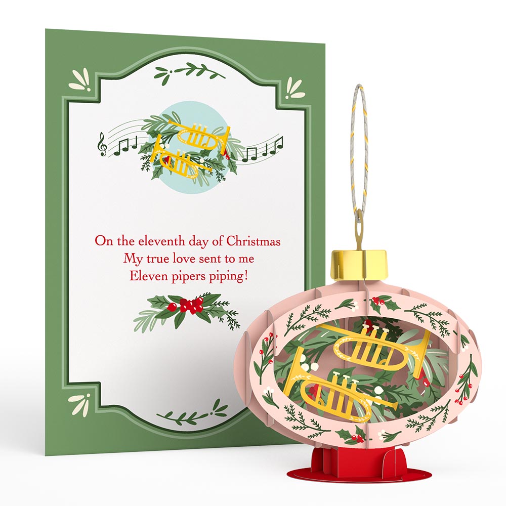12 Days of Christmas Merry Ornament Set