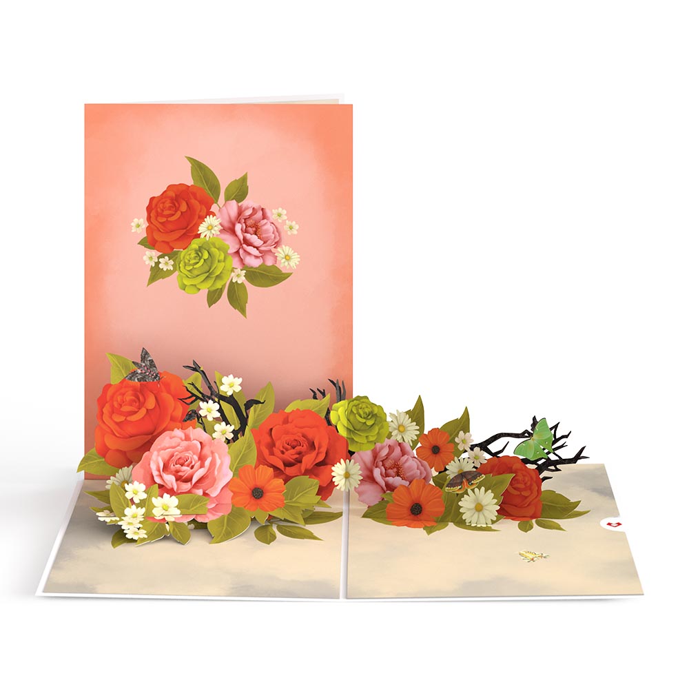 Midnight Florals Pop-Up Card & Bouquet Bundle