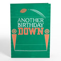 Another Birthday Down Football Pop-Up Card