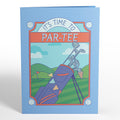 Time to Par-Tee Birthday Golf Pop-Up Card
