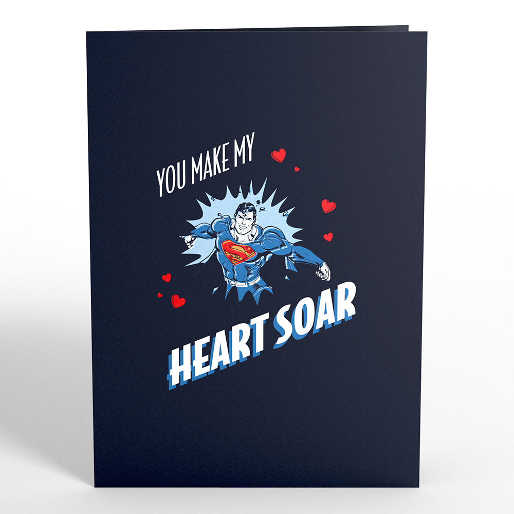 Superman™ You Make My Heart Soar Pop-Up Card
