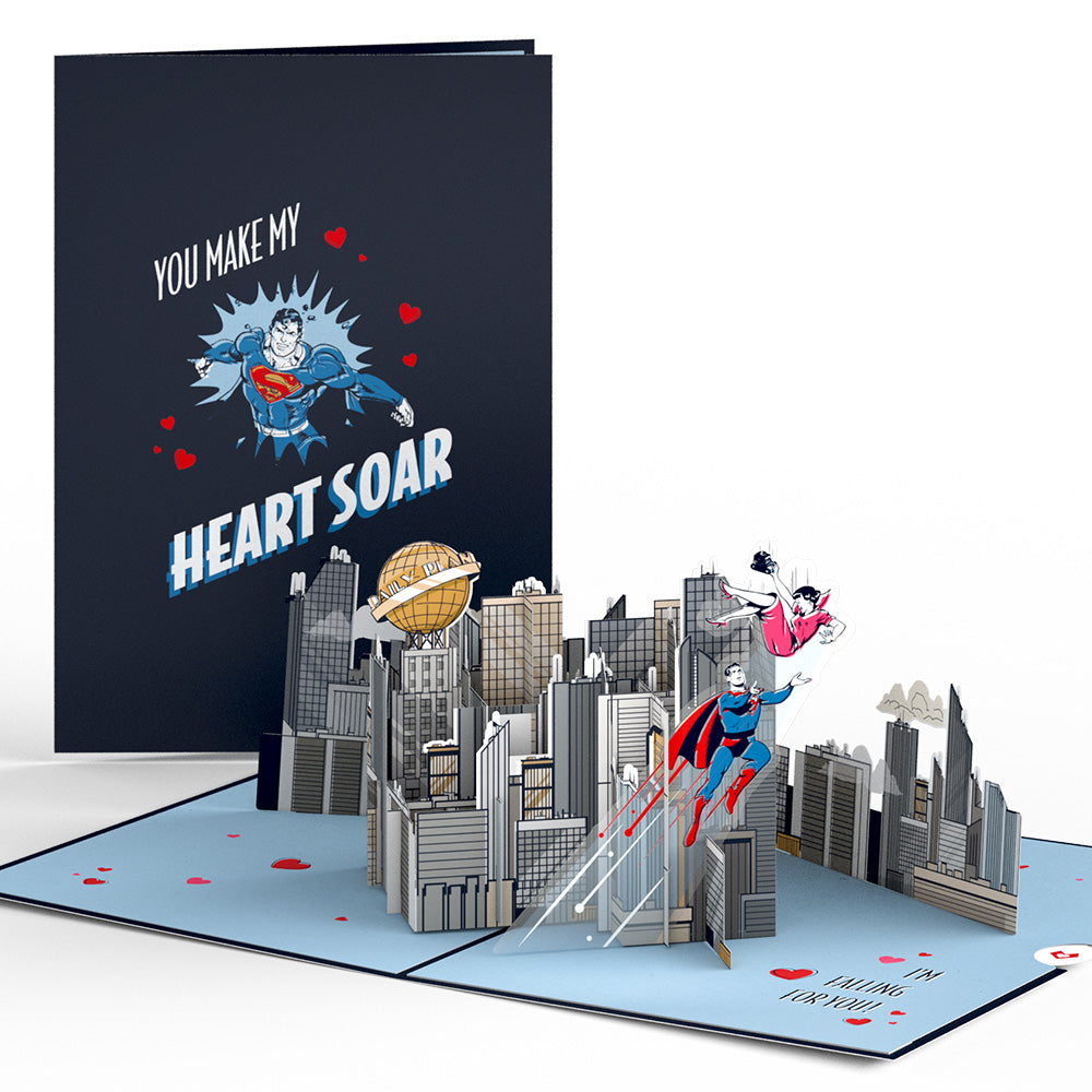 Superman™ You Make My Heart Soar Pop-Up Card