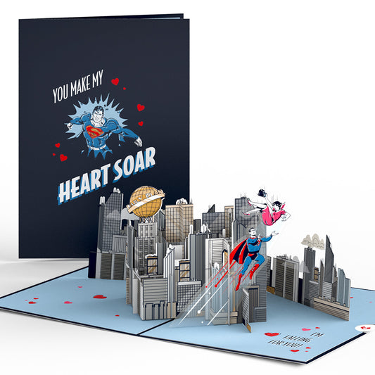 Superman™ You Make My Heart Soar Pop-Up Card