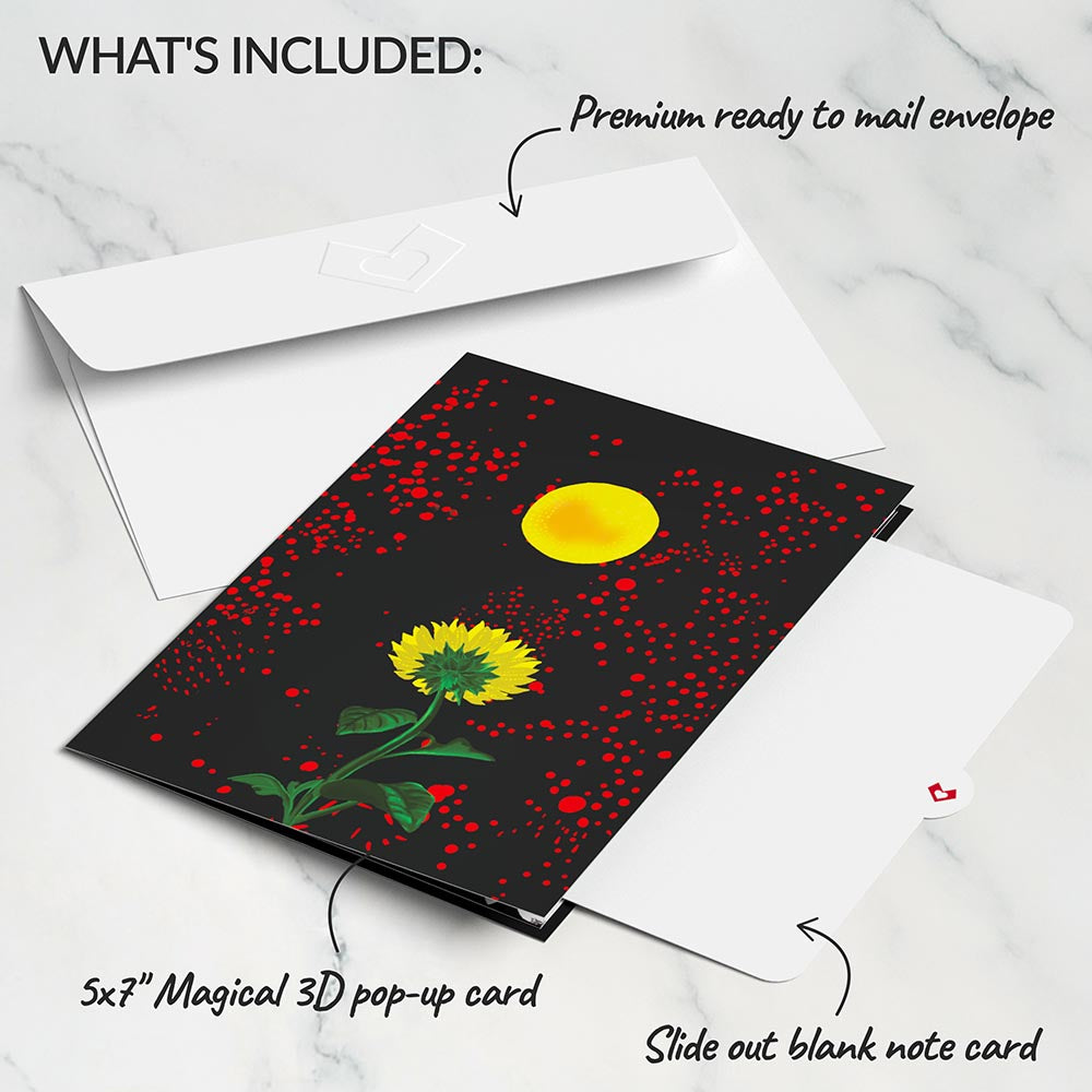 The Gift of Hope Sunflower Pop-Up Card