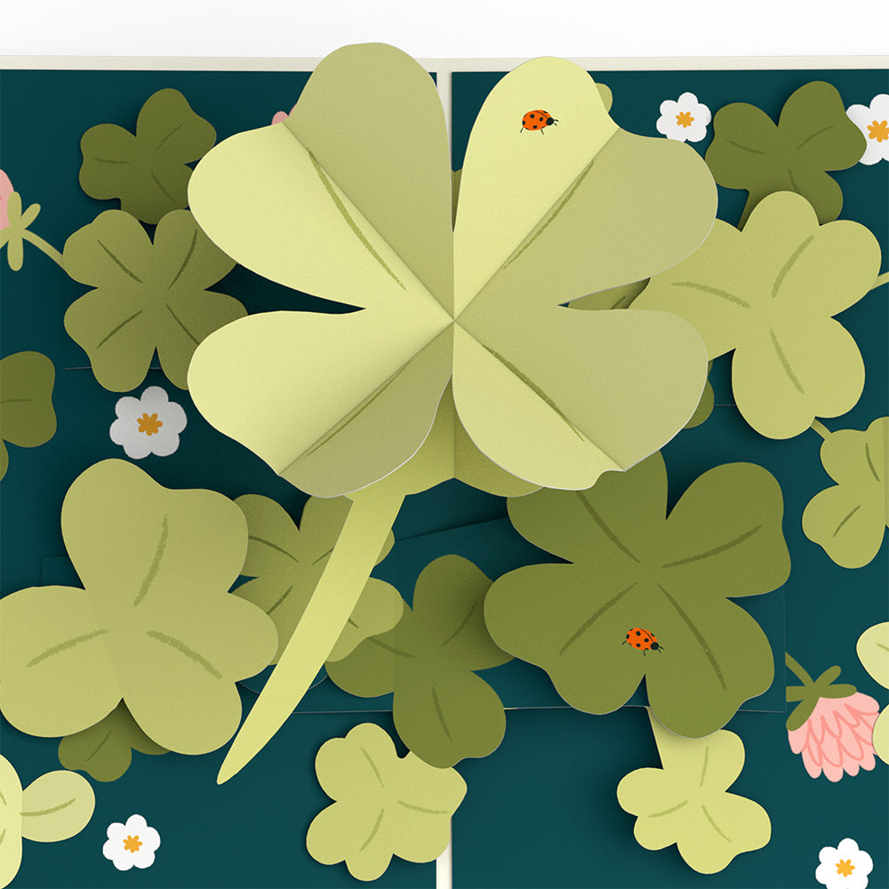 Shamrock Fields Pop-Up Card