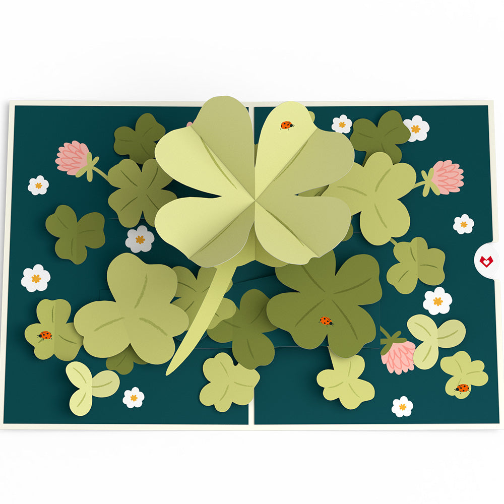Shamrock Fields Pop-Up Card