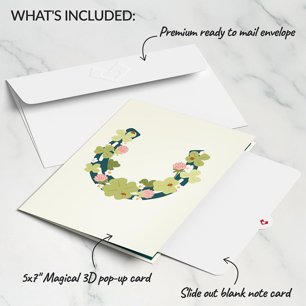 Shamrock Fields Pop-Up Card