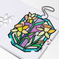 Happy Easter Daffodil Suncatcher Card