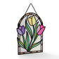 Cheerful Tulips Suncatcher Card & Pop-Up Bouquet Bundle