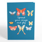 Spread Your Wings Butterfly Pop-Up Card