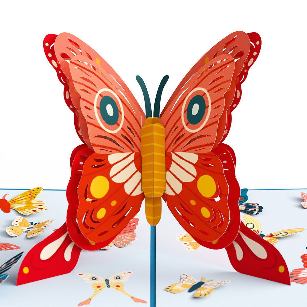 Spread Your Wings Butterfly Pop-Up Card & Bouquet Bundle