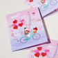 French Love Dog Plushpop Card