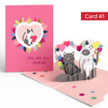 Happy Meowentine’s Day Cat 4-in-1 Nesting Card