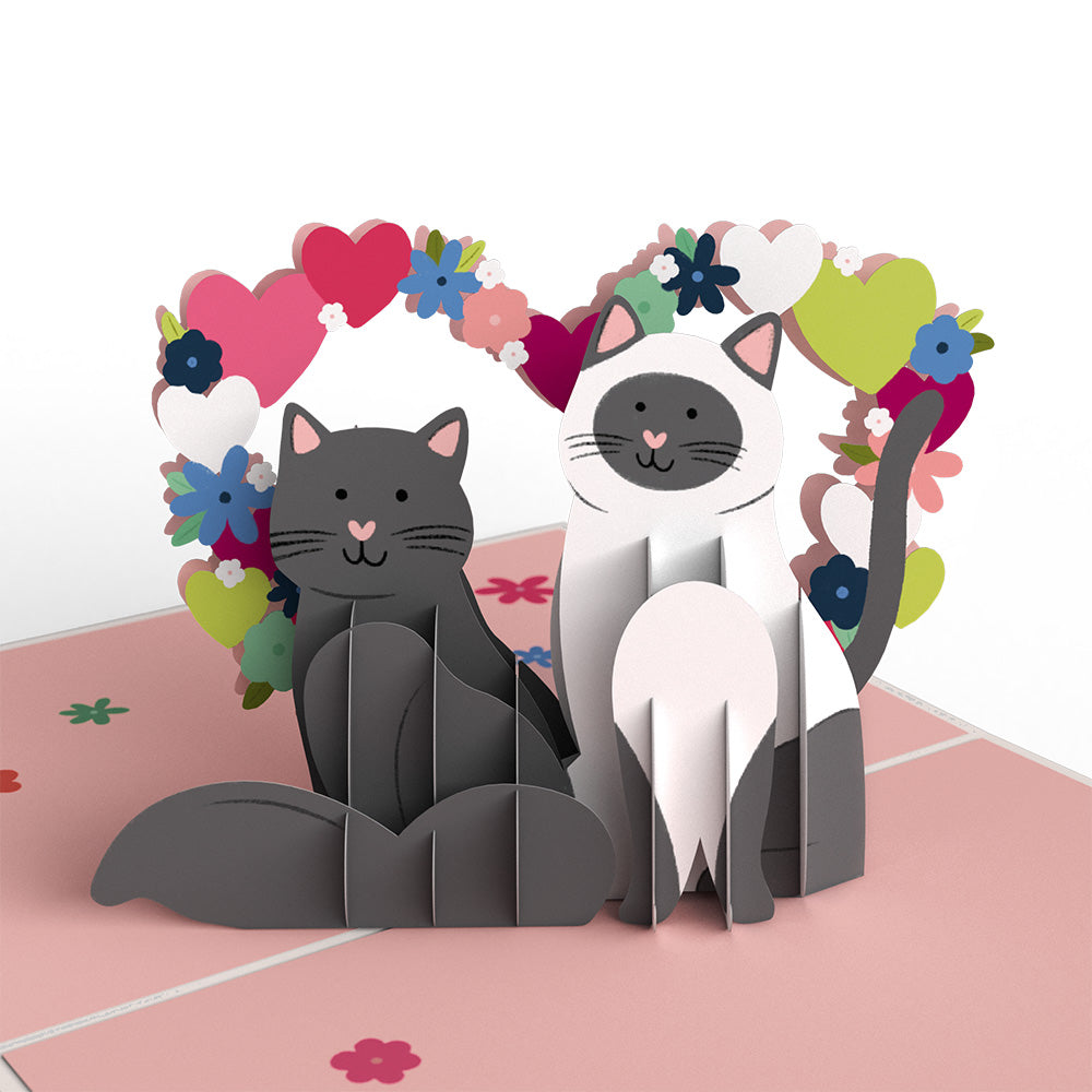 Happy Meowentine’s Day Cat 4-in-1 Nesting Card
