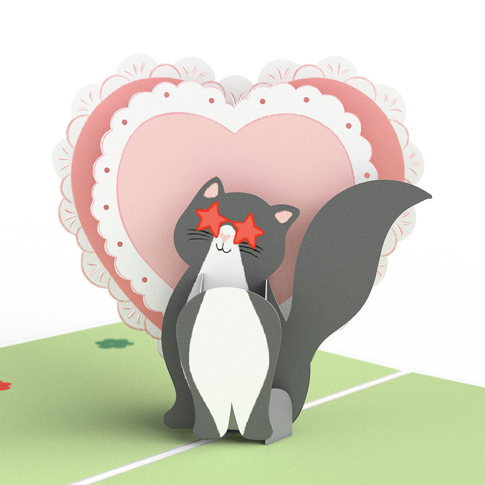 Happy Meowentine’s Day Cat 4-in-1 Nesting Card