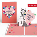 Happy Meowentine’s Day Cat 4-in-1 Nesting Card
