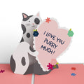 Happy Meowentine’s Day Cat 4-in-1 Nesting Card
