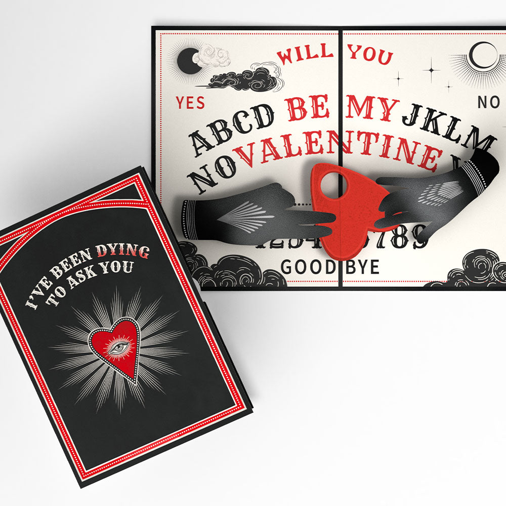 Dying to Ask You Valentine Pop-Up Card