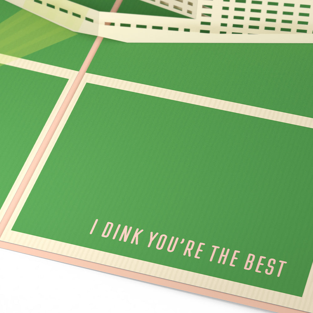 I Dink You're the Best Pickleball Pop-Up Card