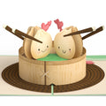 You're All That and Dim Sum Distance Can't Stop My Love Valentine Pop-Up Card and Sentiment Set
