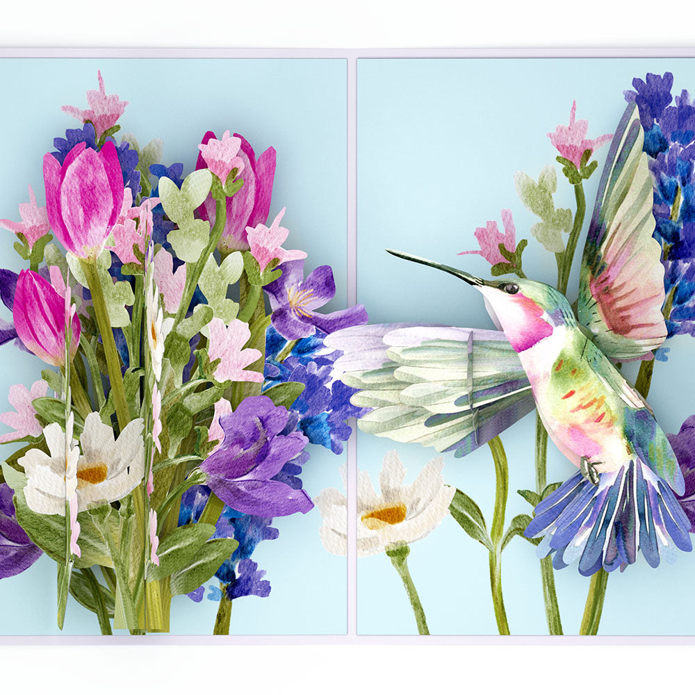 Love in Bloom Hummingbird Mother's Day Pop-Up Card and Sentiment Set for Expecting Mom