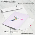 Love in Bloom Hummingbird Pop-Up Card
