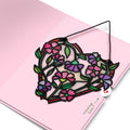 Love Grows Heart Suncatcher Card