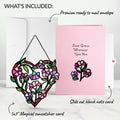 Love Grows Heart Suncatcher Card
