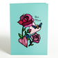 Bee Mine Suncatcher Card